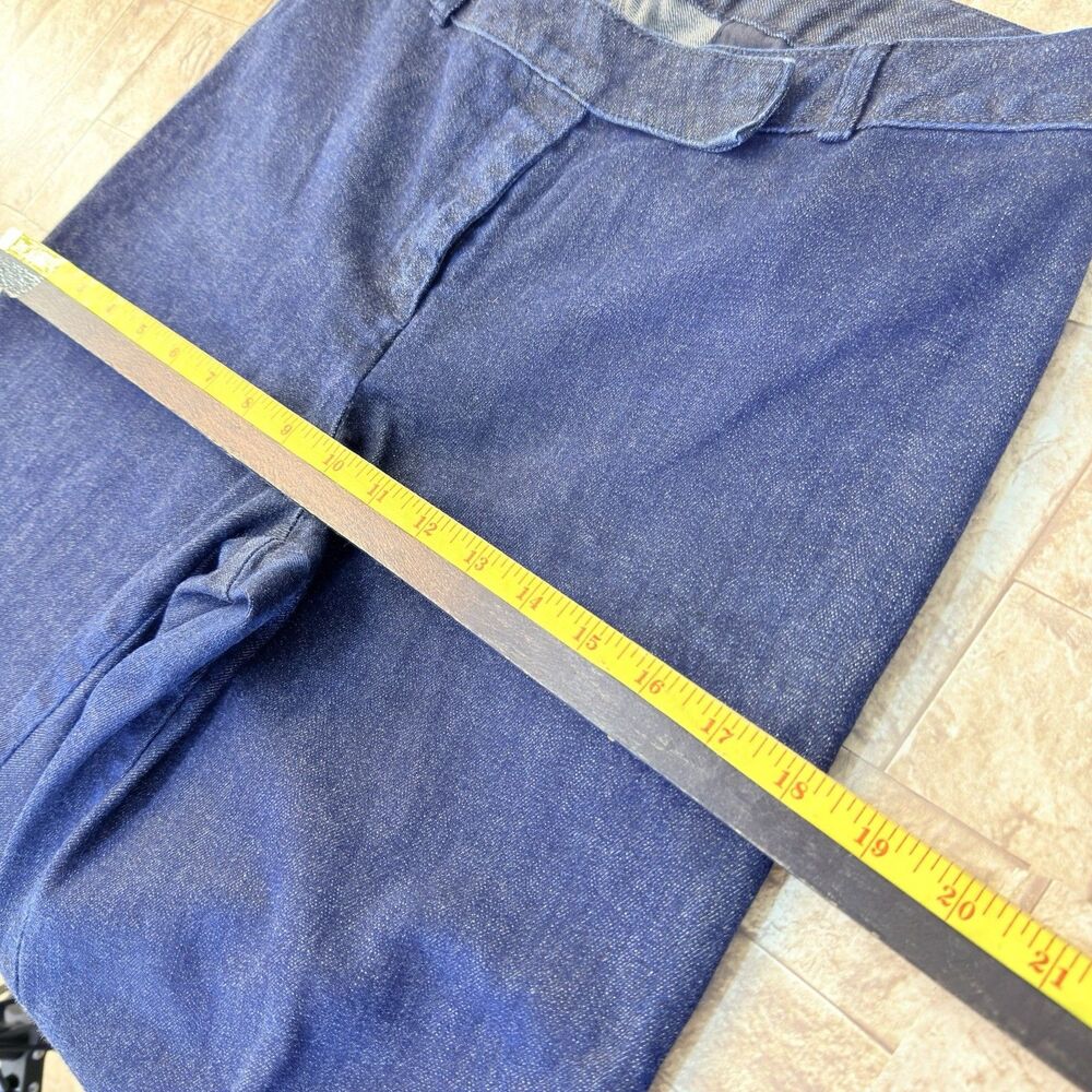 Talbots Heritage Jeans Boot Women Size 10/30 Fit 30x30   Straight Blue Stretch - Picture 10 of 16
